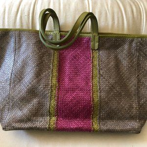 Amen Wardy Ribbon Bougainvillea Tote